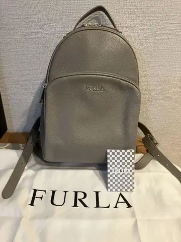 FURLA (훌라) 그레이 천연 가죽 백팩