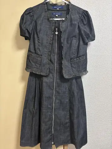 엠즈 그레이시 데님 원피스 자켓 세트