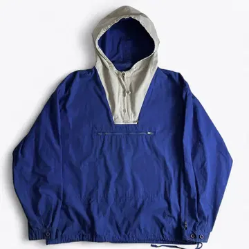 90년대 J.CREW 아노락 자켓 블루 자이언트 택