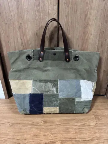 Room No6 Patchwork duffle messenger bag