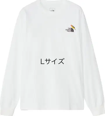 THE NORTH FACE 화이트 L 사이즈 긴팔 티셔츠 NT32440