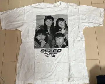 90s 빈티지 티셔츠 스피드 SPEED 포토 티 화이트