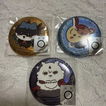 치이카와 콜라보 캔뱃지 히로아카 바쿠고 토도로키 시가라키