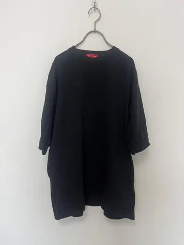 MAISON SPECIAL 블랙 오버 사이즈 티셔츠 사이즈 0