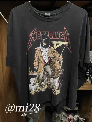 METALLICA 메탈리카 PUSHEAD 패스 헤드 티셔츠 1992년