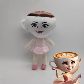 해외 밈 이탈리아 브레인 로트 봉제 인형 발레리나 카푸치나