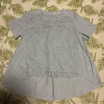 972 레이스가 있는 A 라인 블라우스