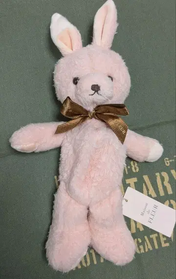 메종 드 플뢰르 토끼 파우치 라시크 한정판 [미사용 새상품 택 포함]