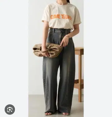 브루주 데님 TM 사이즈 샌드 베이지
