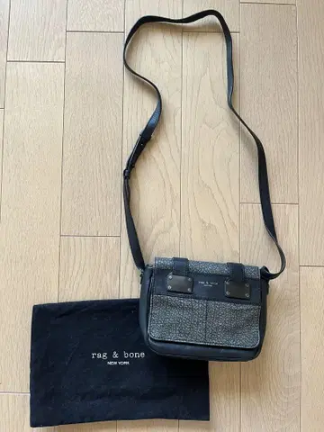 rag & bone 가죽 숄더백 블랙, 가방 포함