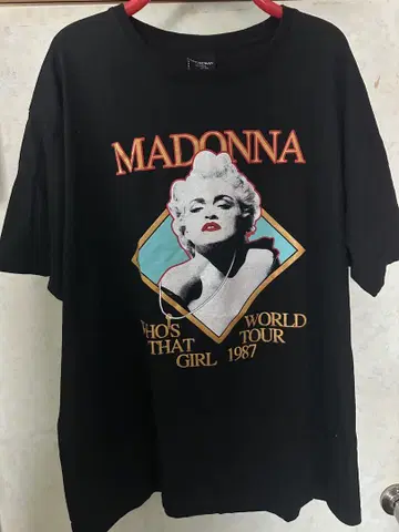 MADONNA Who's That Girl World Tour T셔츠