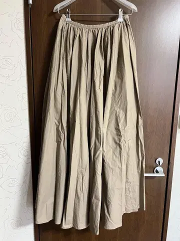 MOUSSY M_ (엠 언더바) 개더 롱 스커트 사이즈 2