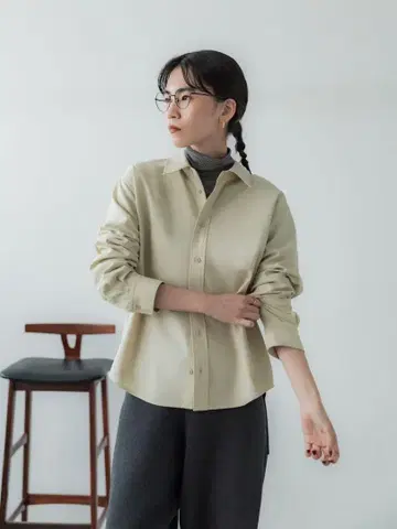 crewre 백 스티치 레귤러 셔츠 사이즈 2