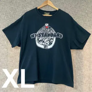 [희귀 사이즈] HI-STANDARD 밴딩 티셔츠 XL 사이즈 블랙