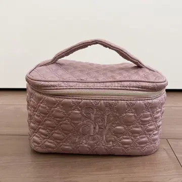 SNIDEL HOME 스나이델 홈 퀼팅 파우치 모카 핑크