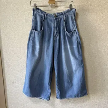 도밍고 DMG 데님 와이드 가우초 팬츠