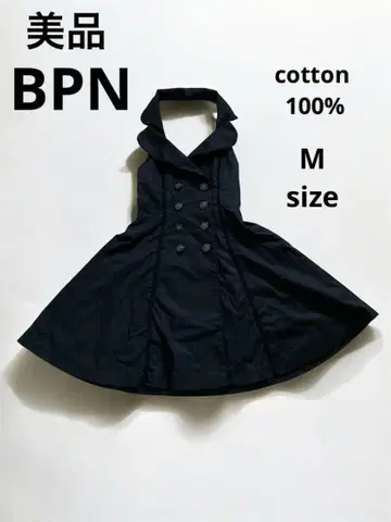 새상품급! BPN 블랙 피스 나우 원피스 블랙 M 사이즈