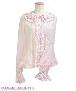 angelic pretty Sweet Cream 블라우스 핑크