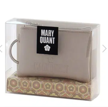 [새상품] 미개봉 MARY QUANT 케이스 포함 에코백 베이지 & 와인