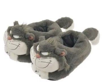 디즈니 DISNEY 신데렐라 루시퍼 고양이 슬리퍼 룸슈즈