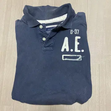 AMERICAN EAGLE OUTFITTERS 피케 셔츠 M 네이비