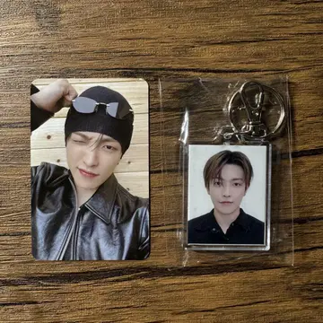 ATEEZ 홍준 사운드웨이브 혜택 트레이딩 카드 키링