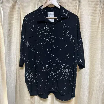 SHAREEF 20ss 빅 셔츠 알파벳 도트 올 패턴