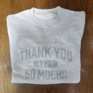 사잔 올스타즈 맨투맨 새상품 Thank you so muc 2025