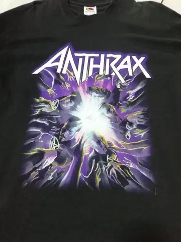 ANTHRAX 앤스랙스 2003 투어 데이트 각인 희귀 상품