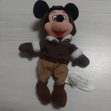 파이롯트 미키마우스 봉제 인형. 레어