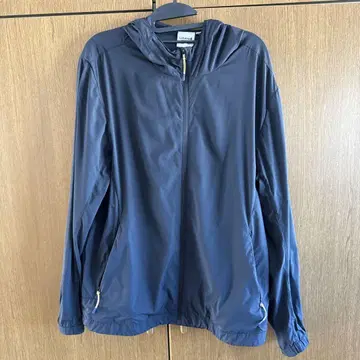 Lafuma 네이비 나일론 자켓 후드 부착