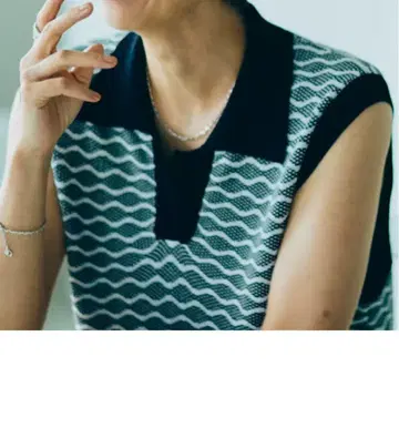 북유럽 생활용품점 사토 점장과 커플? 슬리브리스 니트