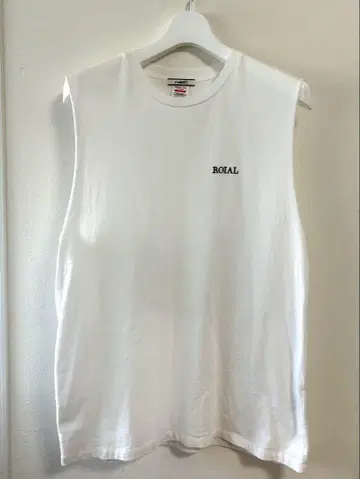 roial 탱크탑 L 화이트