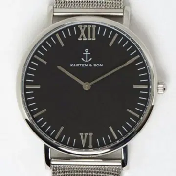 KAPTEN&SON 캡틴 앤 선 손목시계 캠퍼스 실버
