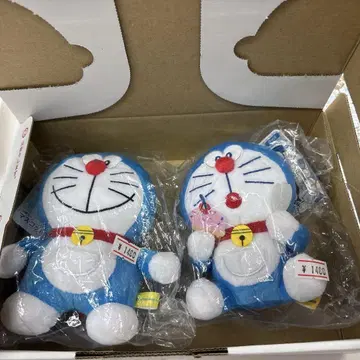 도라에몽 봉제 인형 2개 세트 봉지 미개봉
