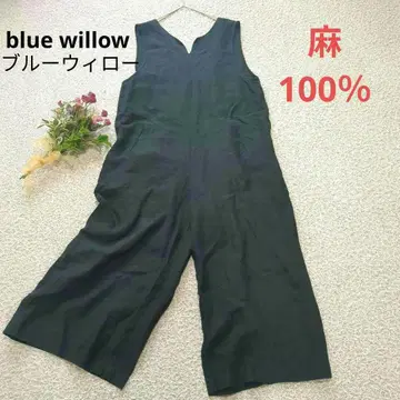 blue willow 블루 윌로우 린넨 올인원 살로펫