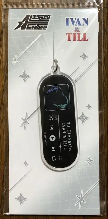 ALIEN STAGE 음악 플레이어풍 아크릴 키링 이반 & 틸