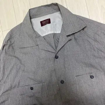 오픈 카라 셔츠 빈티지 코튼