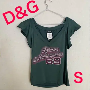 D&G 돌체앤가바나 티셔츠 소매 프릴 S