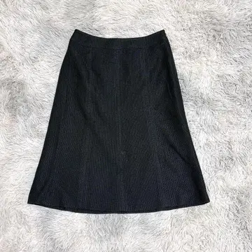 SONIA RYKIEL 미디 스커트 M 검정 블랙 일본제 플레어