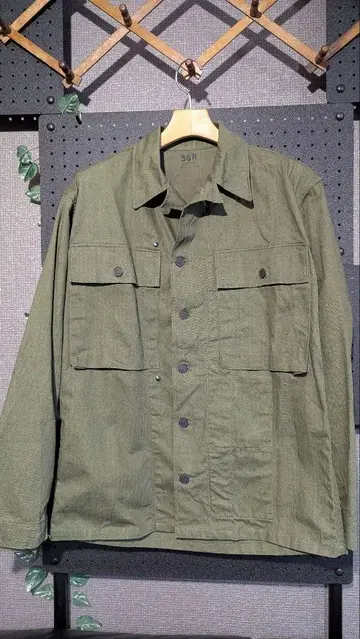 40s US ARMY 미군 M43 HBT 밀리터리 자켓 36