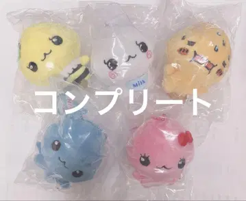 물방울짱 폭신폭신 봉제 인형 가챠 컴플리트