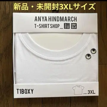 유니클로 x ANYA HINDMARCH T1BOXY 티셔츠