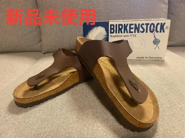 미사용 새상품! BIRKENSTOCK Ramses 다크 브라운 플립플랍