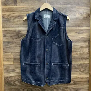 중고 OKONKWO 스트라이프 데님 베스트