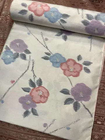 생크림색, 크림색, 찻잔, 토카마치 가스리, 명주, 기모노 원단, 옷감