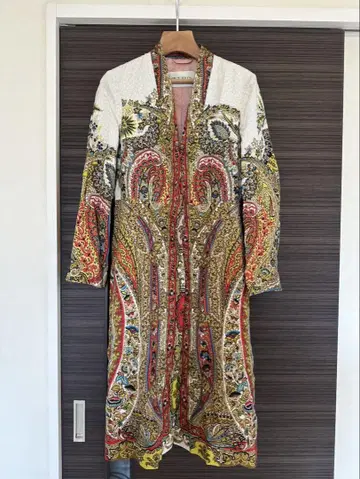ETRO 에트로 페이즐리 롱 기장 겉옷 M 사이즈