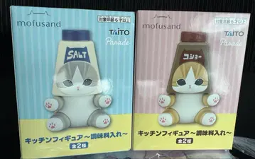 mofusand 주방 피규어 조미료통 후추 소금 피규어