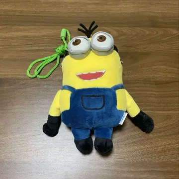 미니언 봉제 인형 가마구치 파우치 숄더백