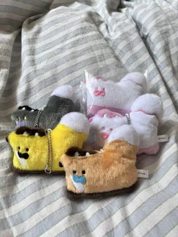 여우 봉제 인형 가챠가챠 키링